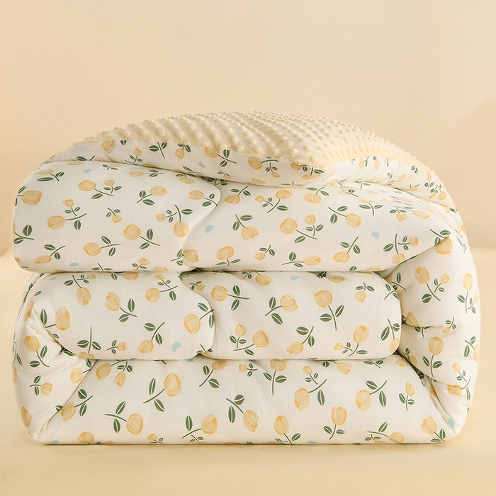 圣楚家纺 2025新款针织豆豆冬被 被子被芯 小晴天