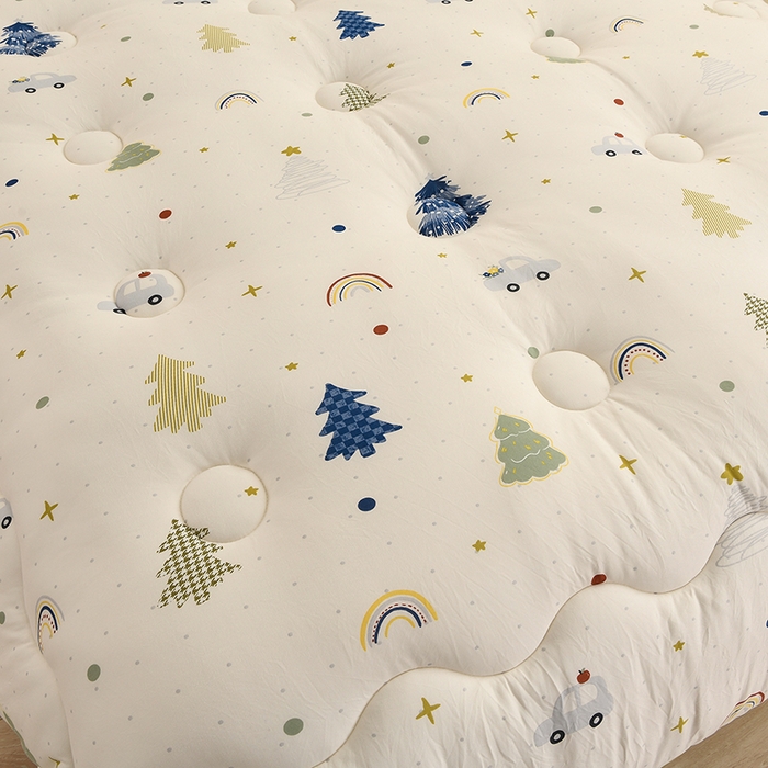 91家纺网 家纺一手货源 找家纺 （总）圣楚家纺 2025新款针织豆豆冬被 被子被芯