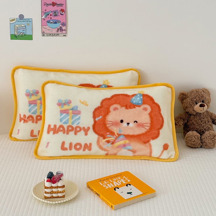 91家纺网 家纺一手货源 找家纺 （总）嗨生活 2025年原创大版牛奶绒枕套 枕芯 儿童枕套 枕芯 幼儿园枕套枕芯