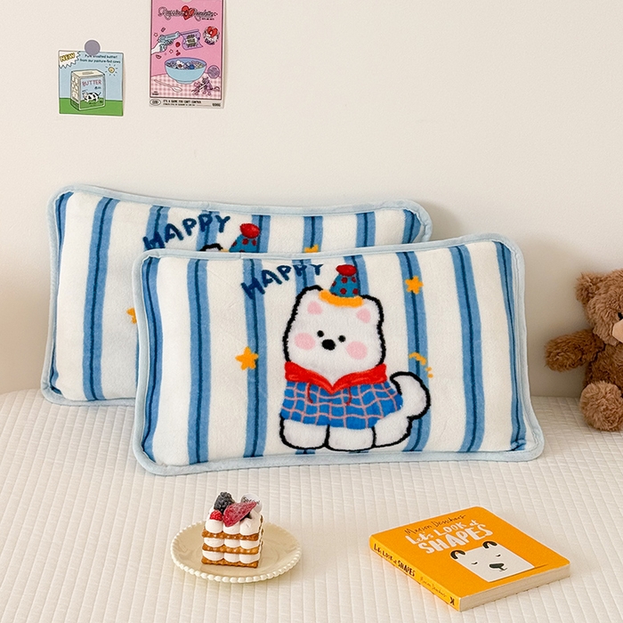 91家纺网 家纺一手货源 找家纺 （总）嗨生活 2025年原创大版牛奶绒枕套 枕芯 儿童枕套 枕芯 幼儿园枕套枕芯