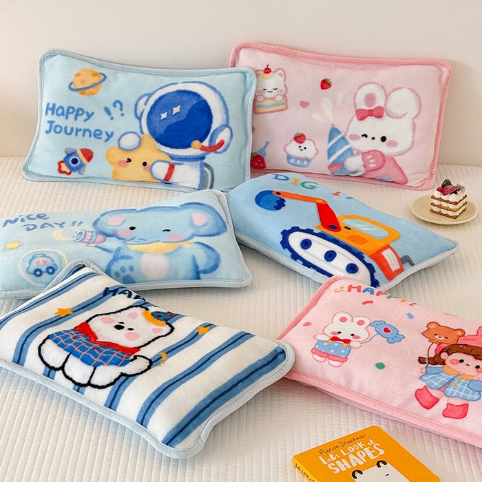 91家纺网 家纺一手货源 找家纺 嗨生活 2025年原创大版牛奶绒枕套 枕芯 儿童枕套 枕芯 幼儿园枕套枕芯 组合图仅供参考不可下单