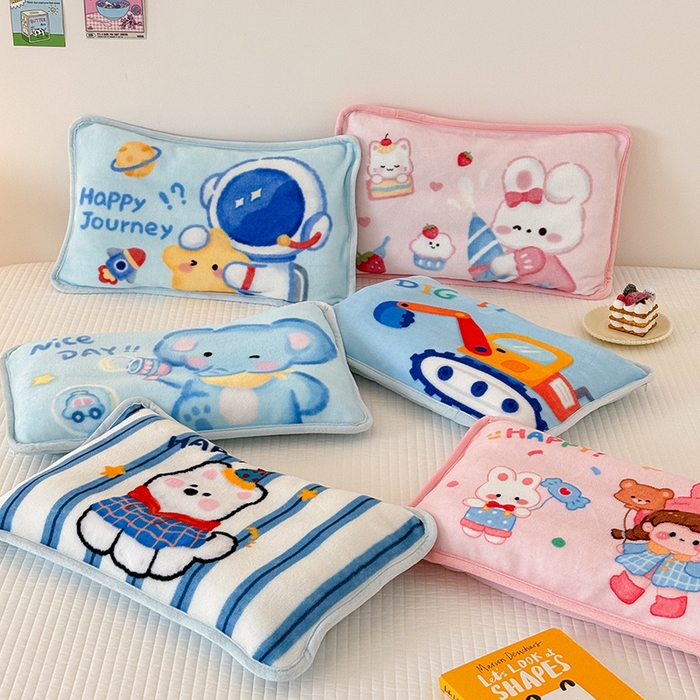 91家纺网 家纺一手货源 找家纺 嗨生活 2025年原创大版牛奶绒枕套 枕芯 儿童枕套 枕芯 幼儿园枕套枕芯 组合图仅供参考不可下单