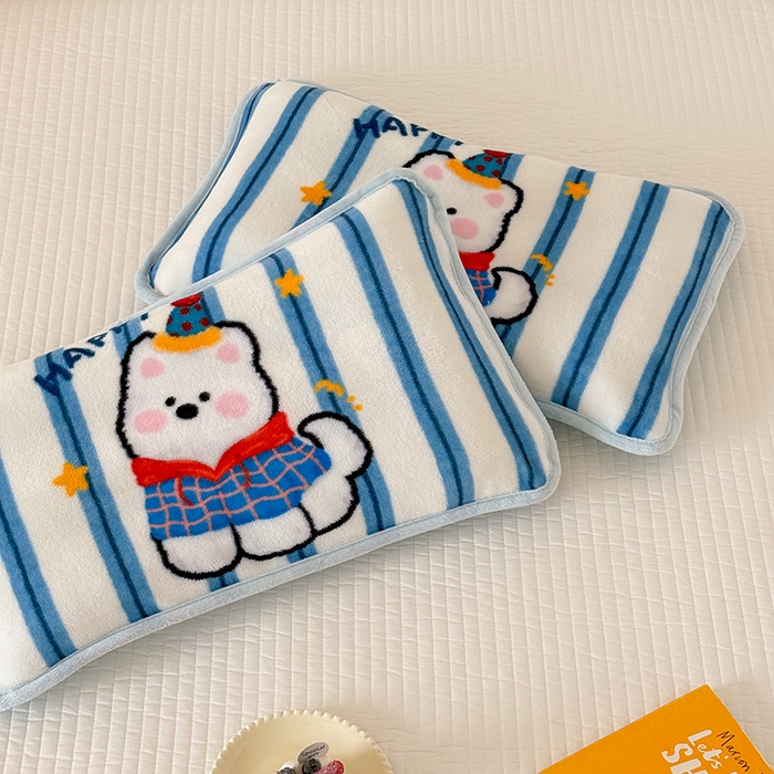 91家纺网 家纺一手货源 找家纺 嗨生活 2025年原创大版牛奶绒枕套 枕芯 儿童枕套 枕芯 幼儿园枕套枕芯 牛奶绒-雪地狗