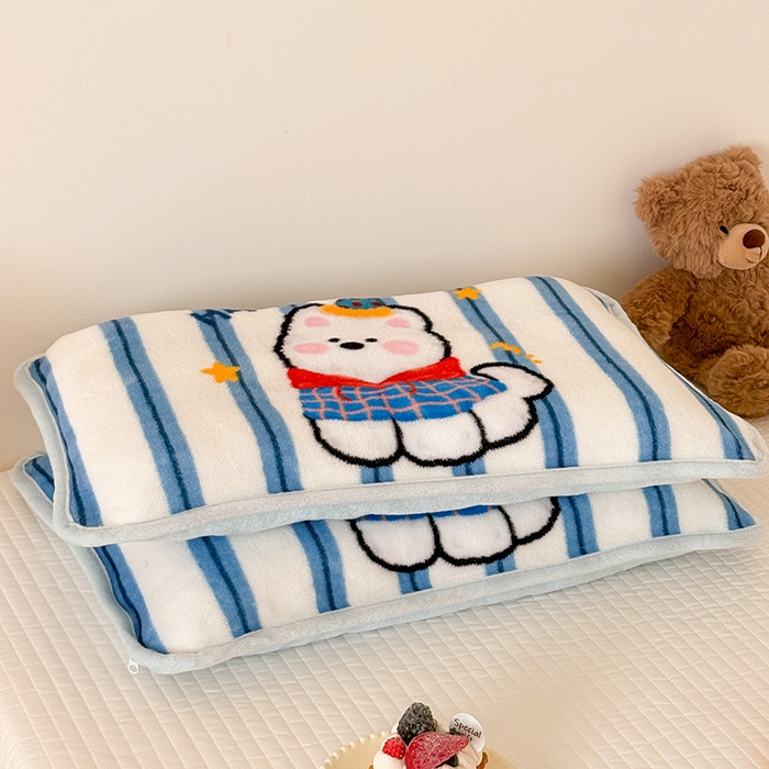 91家纺网 家纺一手货源 找家纺 嗨生活 2025年原创大版牛奶绒枕套 枕芯 儿童枕套 枕芯 幼儿园枕套枕芯 牛奶绒-雪地狗