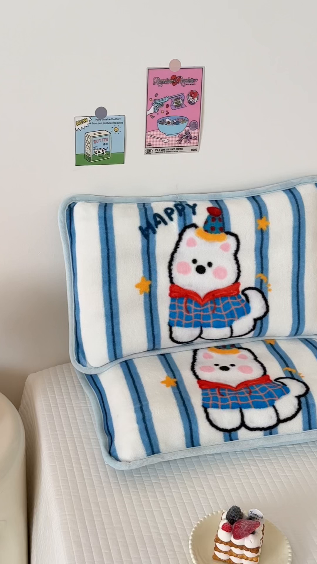 91家纺网 家纺一手货源 找家纺 嗨生活 2025年原创大版牛奶绒枕套 枕芯 儿童枕套 枕芯 幼儿园枕套枕芯 牛奶绒-雪地狗