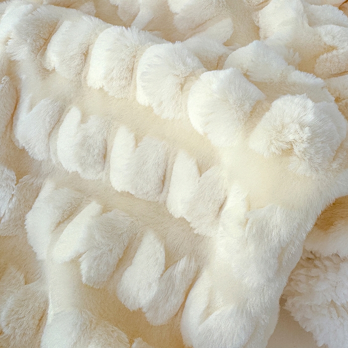 91家纺网 家纺一手货源 找家纺 （总）乐坊 2025新款高克重蝶梦兔毛毯羊羔绒毛毯