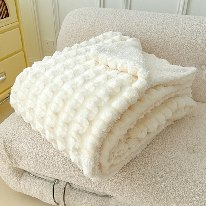 91家纺网 家纺一手货源 找家纺 （总）乐坊 2025新款高克重蝶梦兔毛毯羊羔绒毛毯