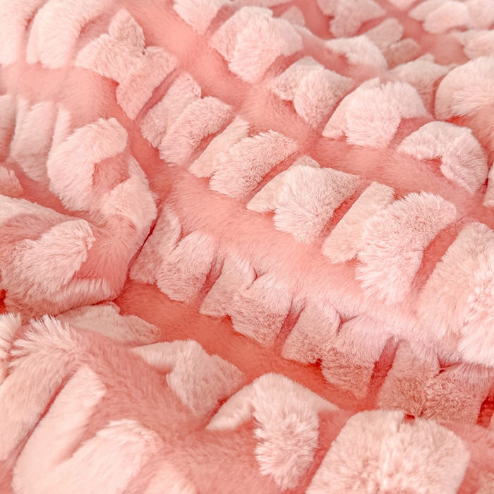 91家纺网 家纺一手货源 找家纺 乐坊 2025新款高克重蝶梦兔毛毯羊羔绒毛毯 蝶梦-樱花粉