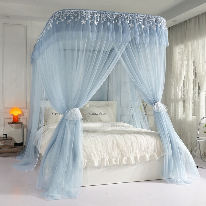 （总）都市缘 2022新款 803双伸缩艺术蚊帐