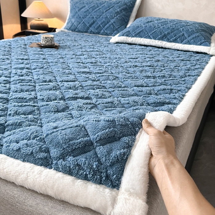 91家纺网 家纺一手货源 找家纺 （总）叠派家纺 2025新款塔芙绒夹棉床垫