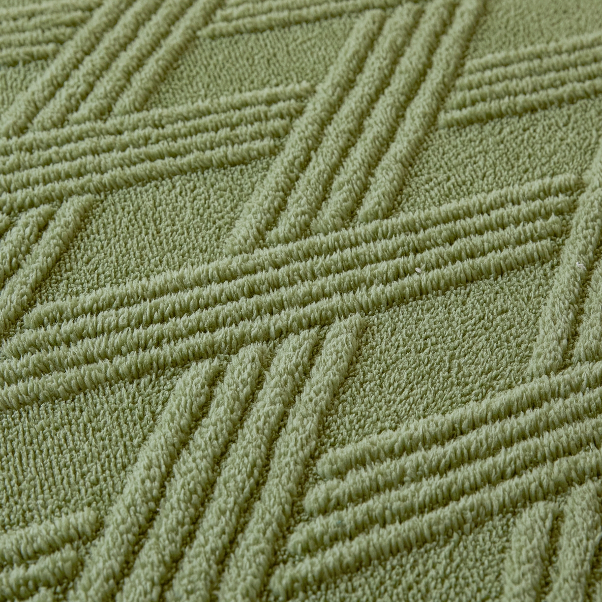 91家纺网 家纺一手货源 找家纺 川悦生活 2025新款塔夫绒印花单床笠 阳光暖垫-晴绿