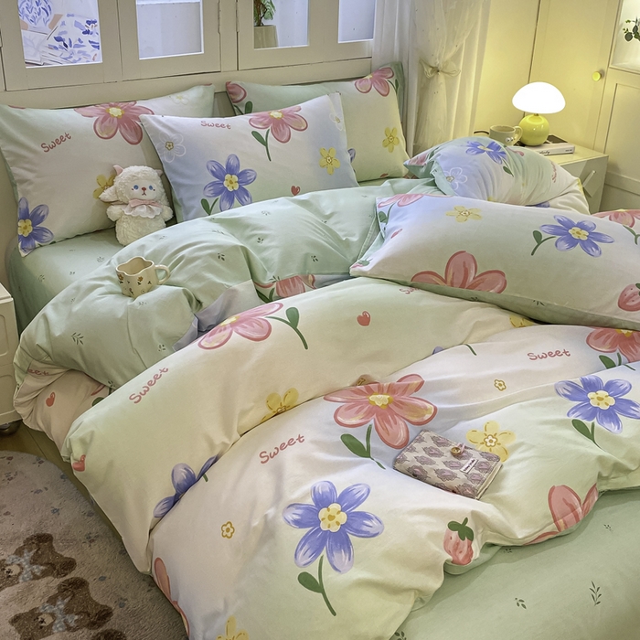 91家纺网 家纺一手货源 找家纺 （总）红日子纺织品 2025新款12868全棉印花系列四件套