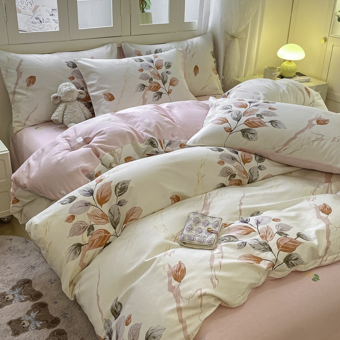 91家纺网 家纺一手货源 找家纺 （总）红日子纺织品 2025新款12868全棉印花系列四件套