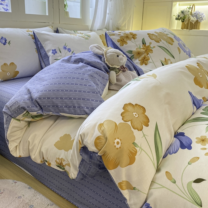 红日子纺织品 2025新款A类全棉印花单被套 和风曼舞