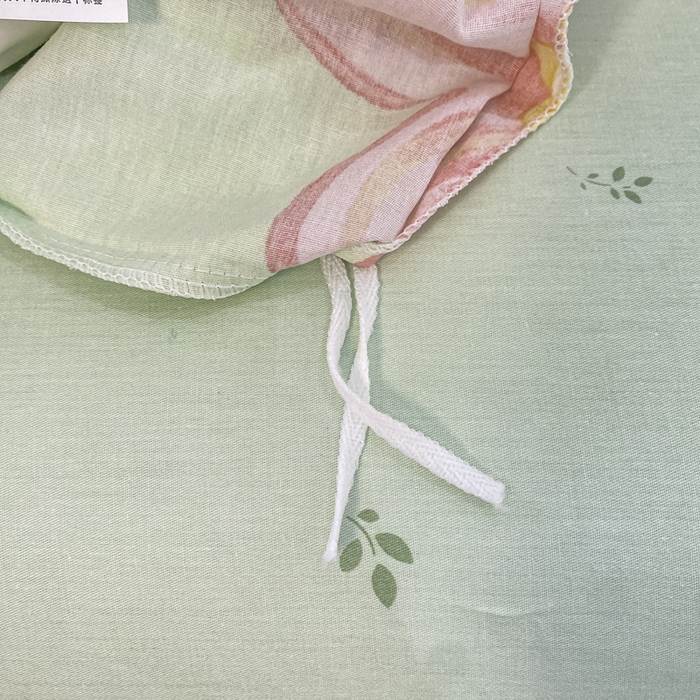 91家纺网 家纺一手货源 找家纺 红日子纺织品 2025新款A类全棉印花单被套 恋恋花语