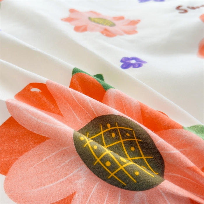 91家纺网 家纺一手货源 找家纺 2025新款直播爆款高克重植物羊绒四件套 暖阳花簇