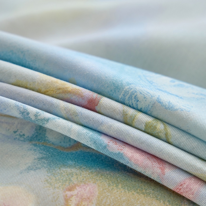 91家纺网 家纺一手货源 找家纺 三沁家居 2025新款全棉纯棉斜纹精梳长绒棉印花四件套 蝶舞纷飞