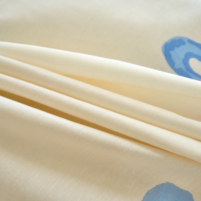 91家纺网 家纺一手货源 找家纺 三沁家居 2025新款全棉纯棉斜纹精梳长绒棉印花四件套 棉布布