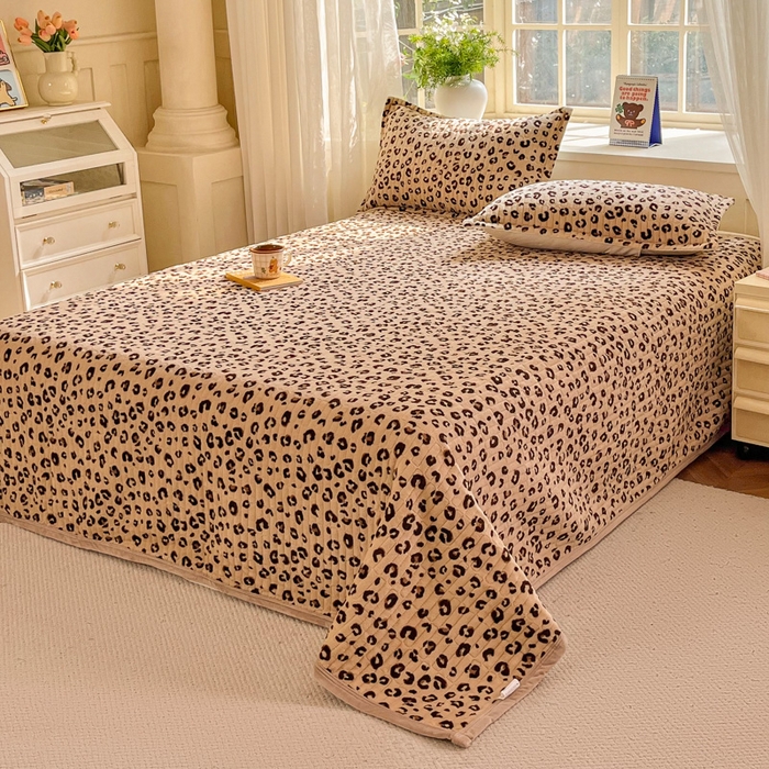 91家纺网 家纺一手货源 找家纺 （总）尚美家纺 2025冬季新品豆豆绒高克重床盖被套四件套