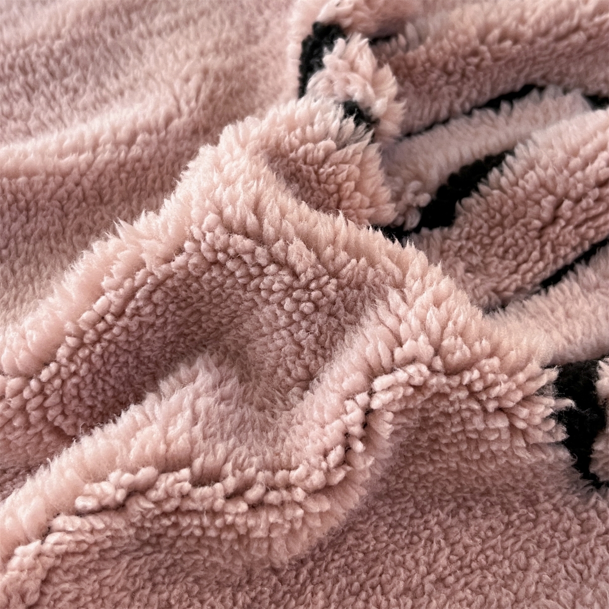 91家纺网 家纺一手货源 找家纺 叠派家纺 2025新款A类高克重云暮绒床笠款四件套(跨境专供首选）提供买家秀 云暮绒min床笠四件套-桃夭粉