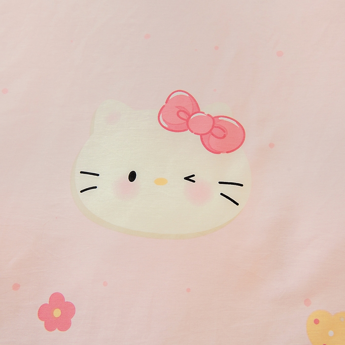 91家纺网 家纺一手货源 找家纺 鱼宝 2025新款可拆洗全棉豆豆被套被芯 安妮猫