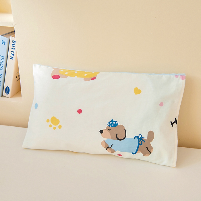 91家纺网 家纺一手货源 找家纺 鱼宝 2025新款可拆洗全棉豆豆被套被芯 波点狗狗