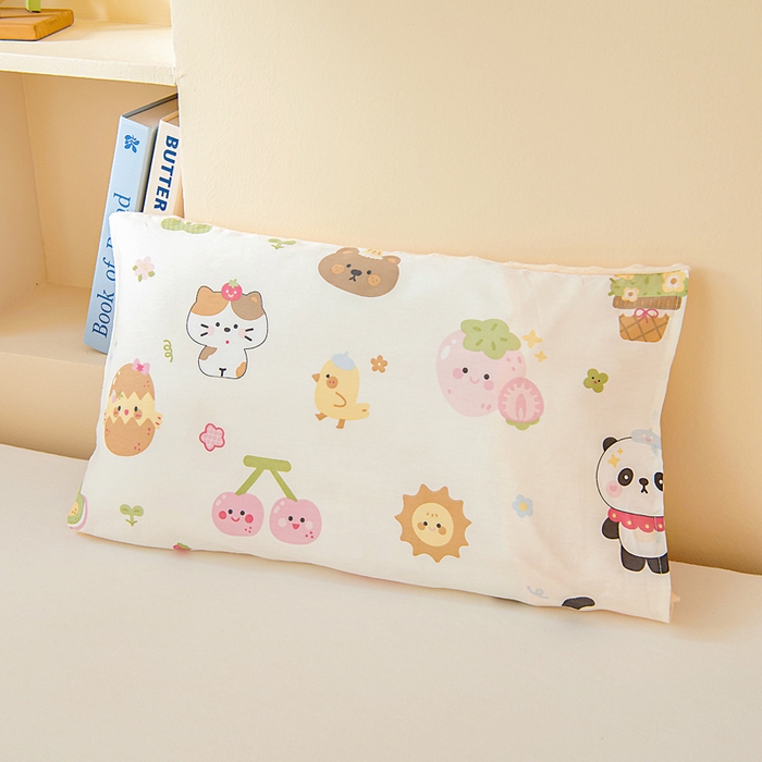 91家纺网 家纺一手货源 找家纺 鱼宝 2025新款可拆洗全棉豆豆被套被芯 春野萌踪