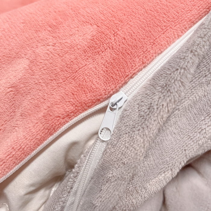 91家纺网 家纺一手货源 找家纺 （总）仔仔熊 2025新款牛奶绒纯色双拼四件套