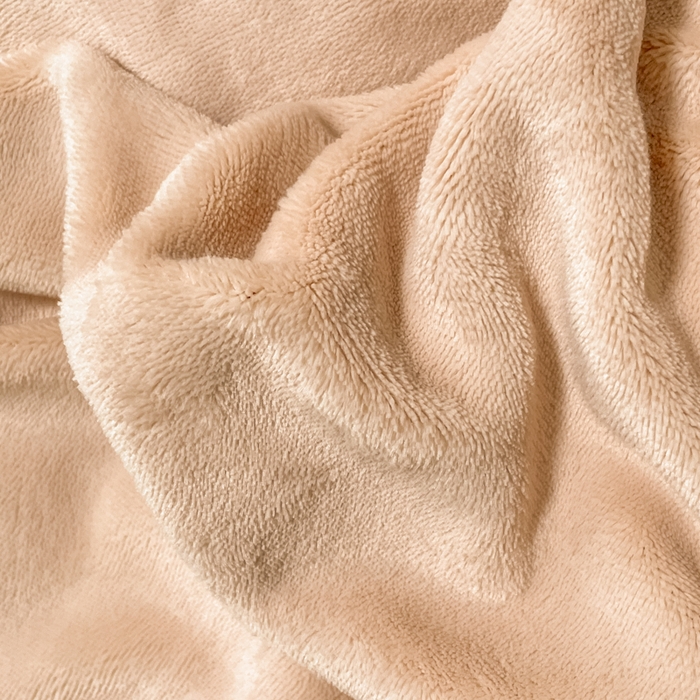 91家纺网 家纺一手货源 找家纺 仔仔熊 2025新款牛奶绒纯色双拼四件套 卡其+咖色