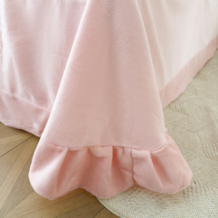 91家纺网 家纺一手货源 找家纺 郝媳妇家纺 2025新款泡泡绒牛奶绒四件套 欧拉花园