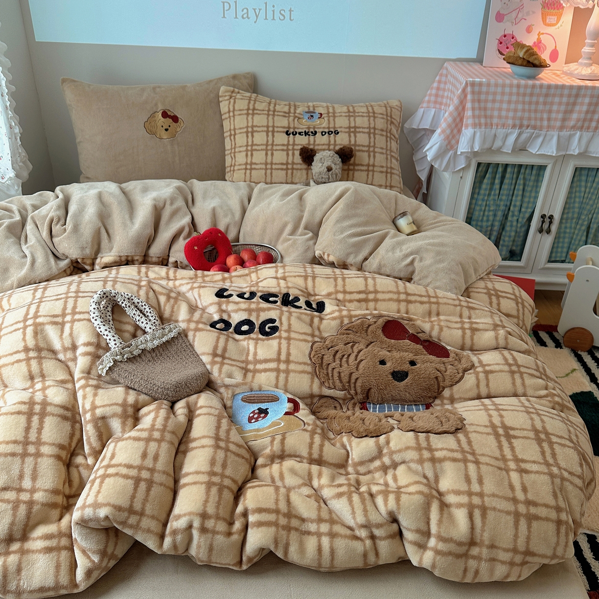 91家纺网 家纺一手货源 找家纺 （总）暖生活2024大豆纤维豆豆绒被子春秋被被芯加厚保暖冬被