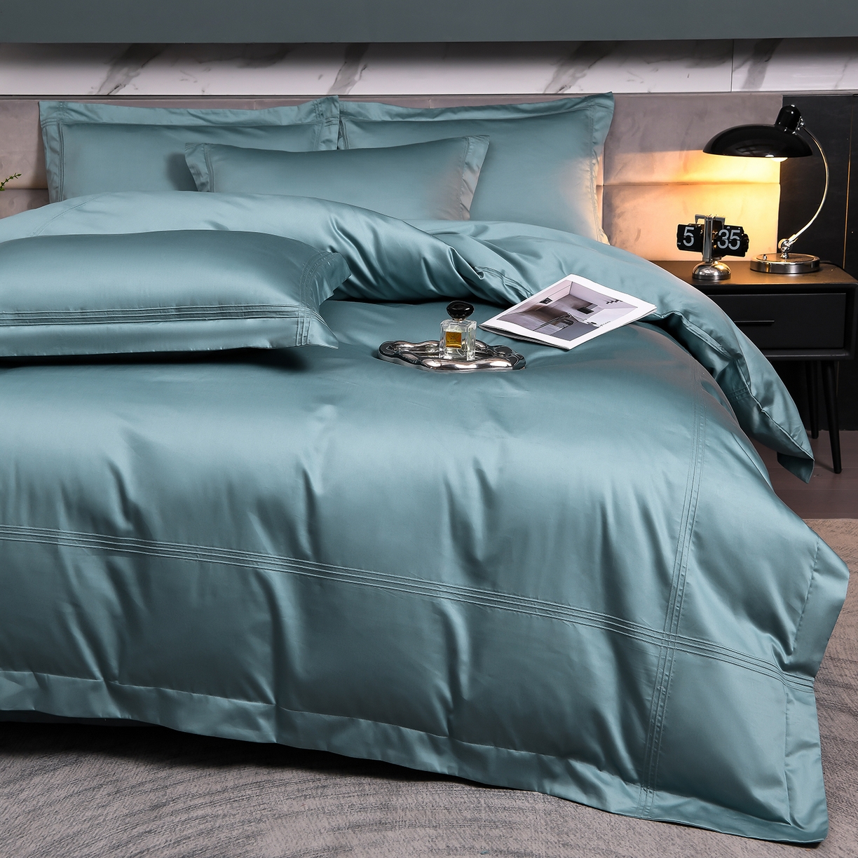 91家纺网 家纺一手货源 找家纺 （总）润淳家居 2025新款100支新疆长绒棉四件套纯棉四件套全棉四件套