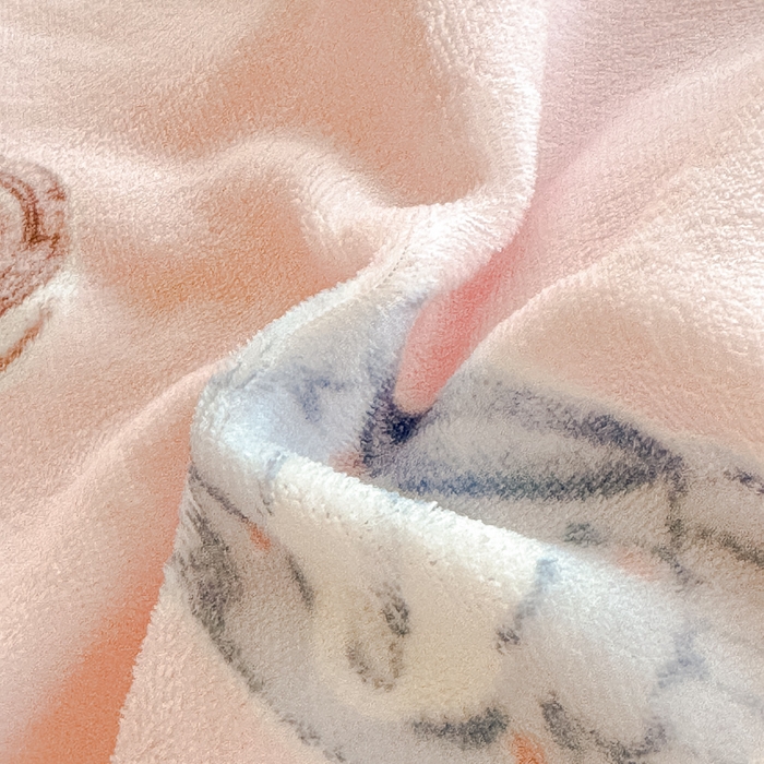 91家纺网 家纺一手货源 找家纺 瑞钰 2025新款韩版花边牛奶绒四件套 少女心事