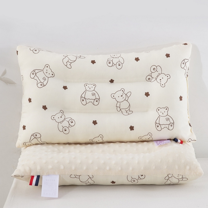 91家纺网 家纺一手货源 找家纺 （总）云眠枕芯 2025新款水洗棉儿童豆豆枕枕头枕芯