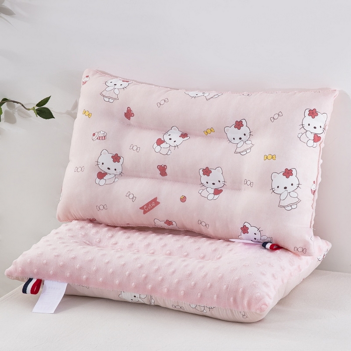 91家纺网 家纺一手货源 找家纺 （总）云眠枕芯 2025新款水洗棉儿童豆豆枕枕头枕芯