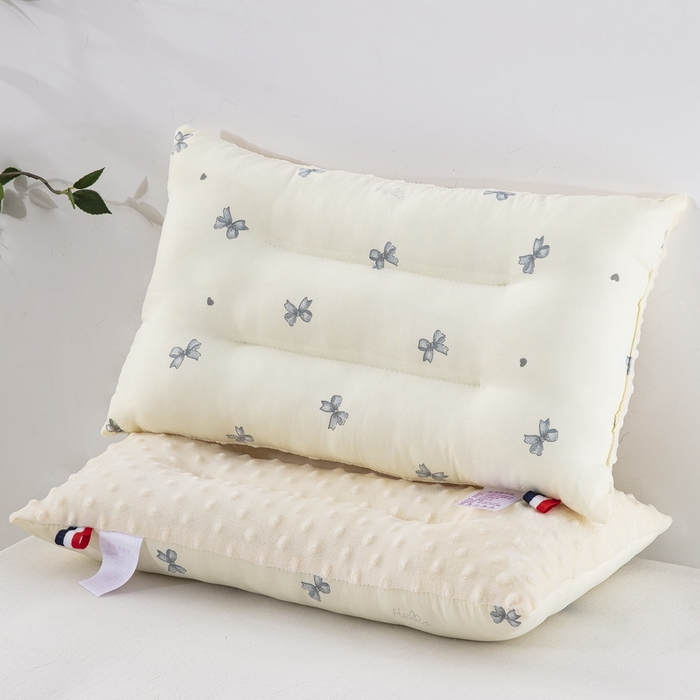 91家纺网 家纺一手货源 找家纺 （总）云眠枕芯 2025新款水洗棉儿童豆豆枕枕头枕芯