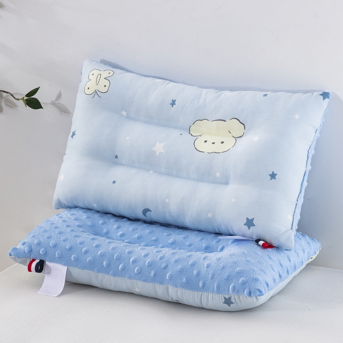 91家纺网 家纺一手货源 找家纺 （总）云眠枕芯 2025新款水洗棉儿童豆豆枕枕头枕芯