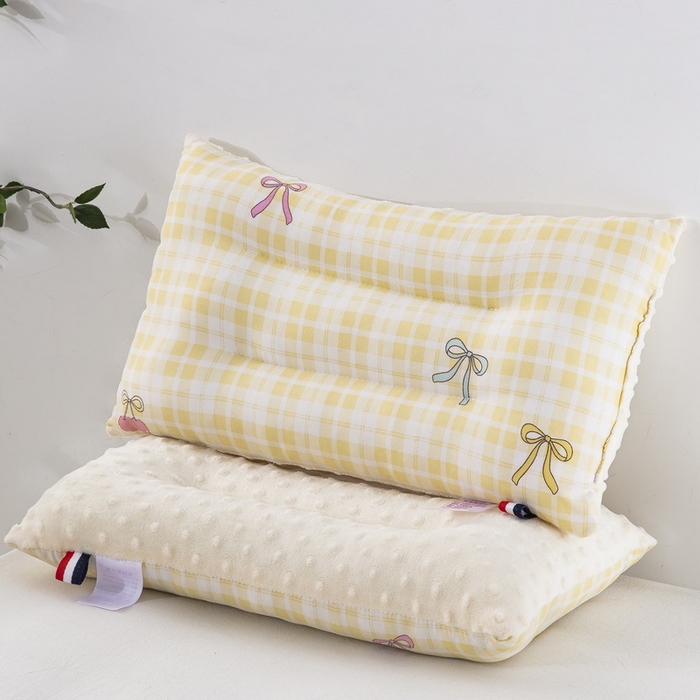 91家纺网 家纺一手货源 找家纺 （总）云眠枕芯 2025新款水洗棉儿童豆豆枕枕头枕芯