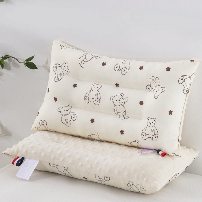 91家纺网 家纺一手货源 找家纺 （总）云眠枕芯 2025新款水洗棉儿童豆豆枕枕头枕芯