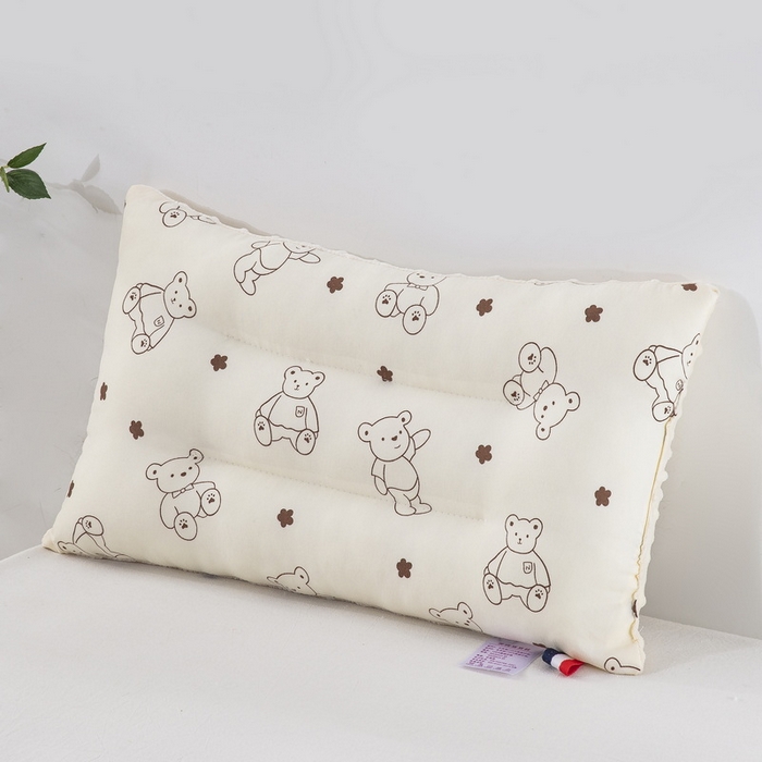 91家纺网 家纺一手货源 找家纺 （总）云眠枕芯 2025新款水洗棉儿童豆豆枕枕头枕芯