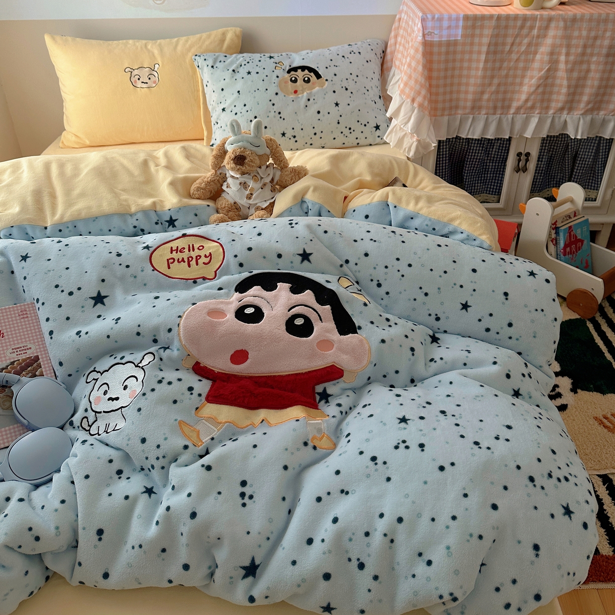 91家纺网 家纺一手货源 找家纺 （总）瑞钰 2025新款亲肤保暖牛奶绒四件套