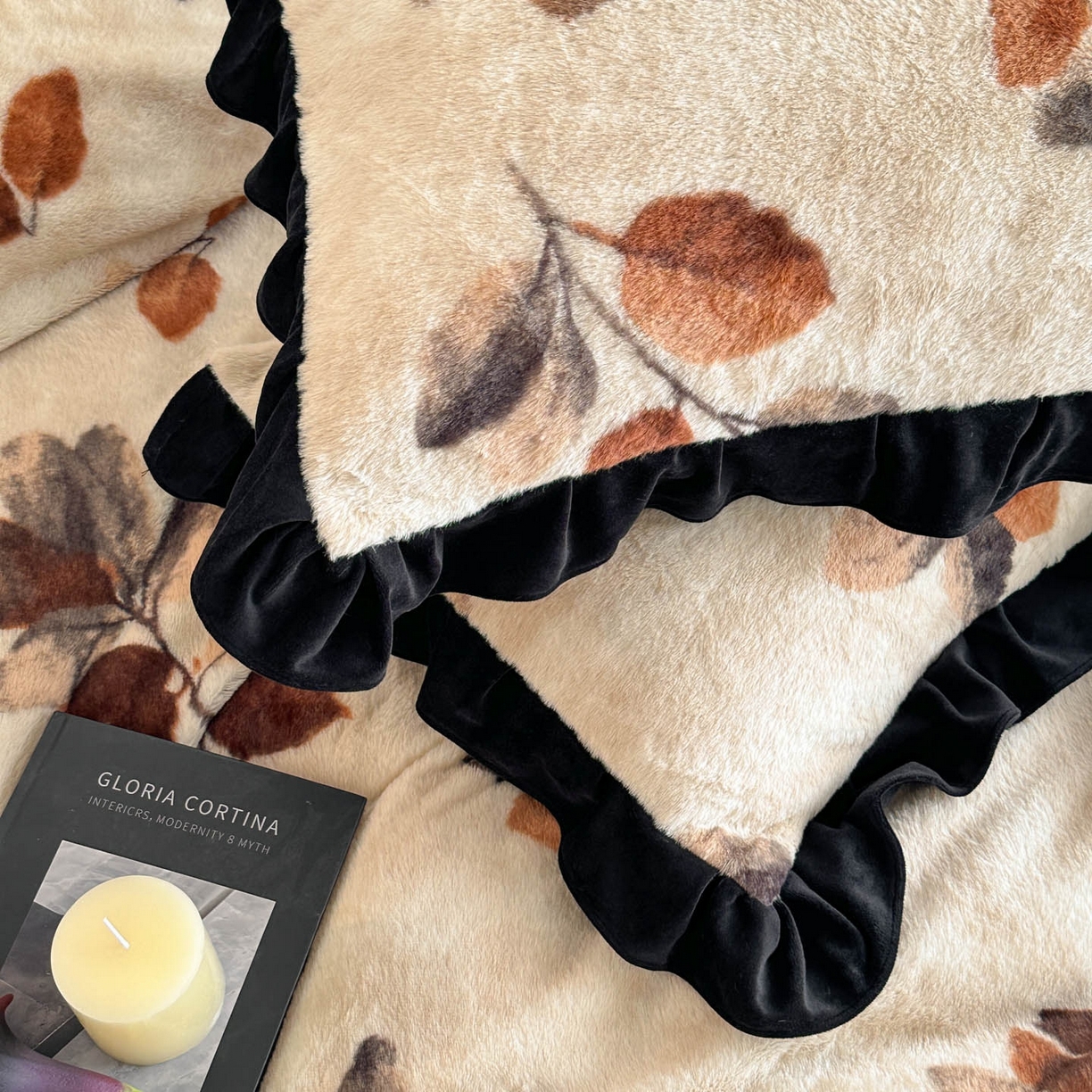 91家纺网 家纺一手货源 找家纺 （总）帝王家纺 2025冬季法式新款加厚兔毛绒牛奶绒四件套保暖珊瑚绒