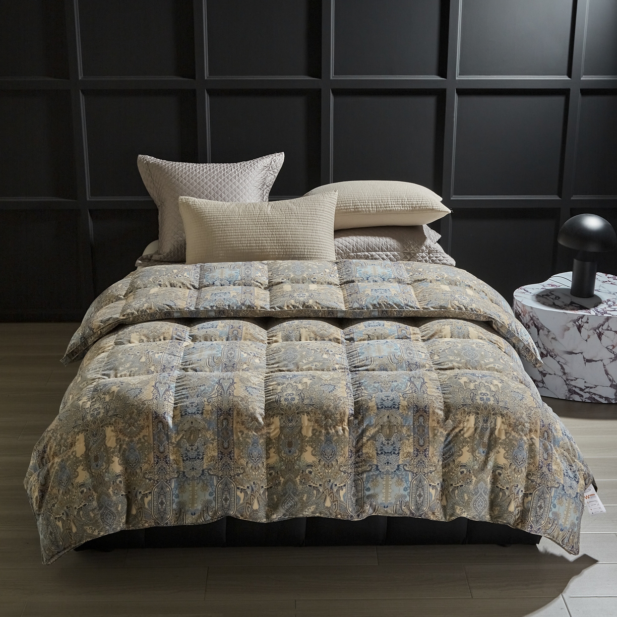 91家纺网 家纺一手货源 找家纺 （总）暖羽屋羽绒馆 2025新款95白鸭绒被芯鸭绒被子2米春秋被双人冬被2米床品磨毛糯棉