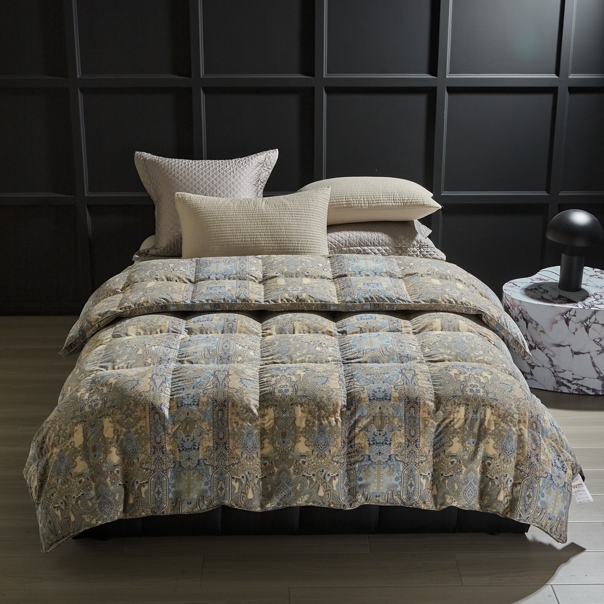 91家纺网 家纺一手货源 找家纺 （总）暖羽屋羽绒馆 2025新款95白鸭绒被芯鸭绒被子2米春秋被双人冬被2米床品磨毛糯棉