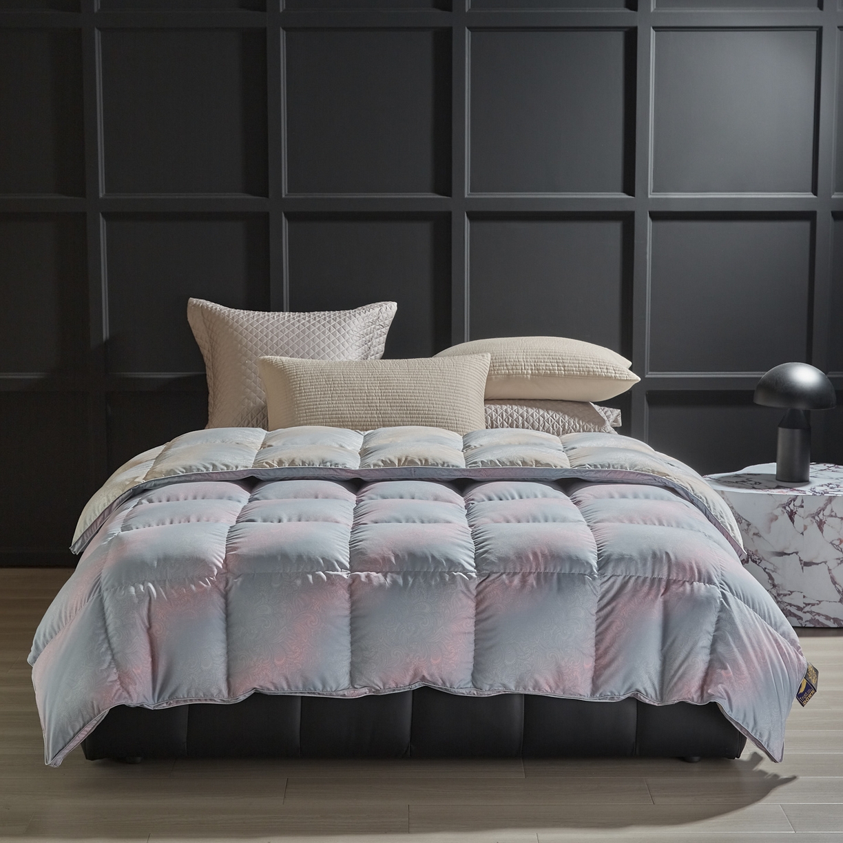 暖羽屋羽绒馆 2025新款95白鸭绒被芯鸭绒被子2米春秋被双人冬被2米床品磨毛糯棉 云梦