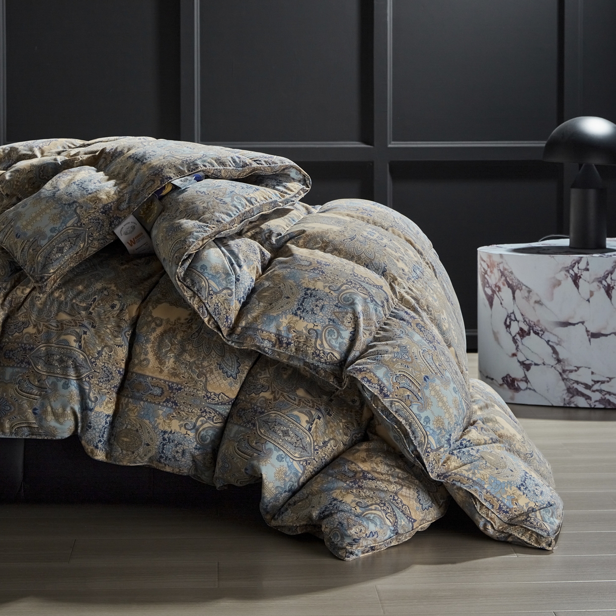 91家纺网 家纺一手货源 找家纺 （总）暖羽屋羽绒馆 2025新款95白鸭绒被芯鸭绒被子2米春秋被双人冬被2米床品磨毛糯棉