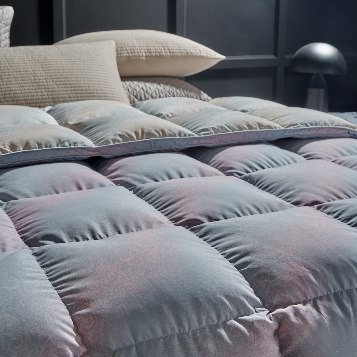 91家纺网 家纺一手货源 找家纺 暖羽屋羽绒馆 2025新款95白鸭绒被芯鸭绒被子2米春秋被双人冬被2米床品磨毛糯棉 云梦