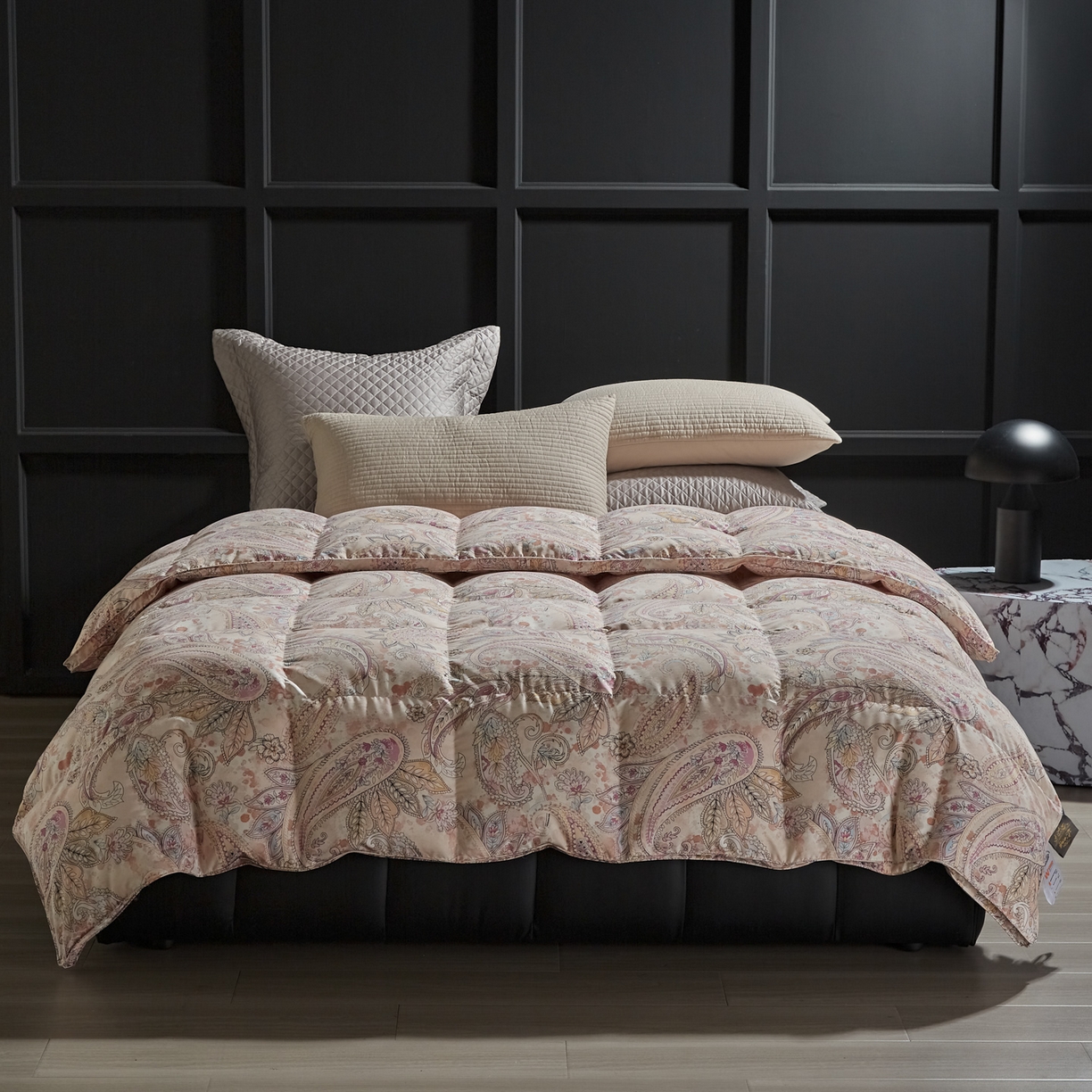 暖羽屋羽绒馆 2025新款95白鸭绒被芯鸭绒被子2米春秋被双人冬被2米床品磨毛糯棉 云端