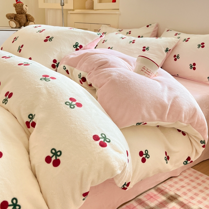 91家纺网 家纺一手货源 找家纺 （总）瑞钰 2025新款A类加厚牛奶绒印花四件套