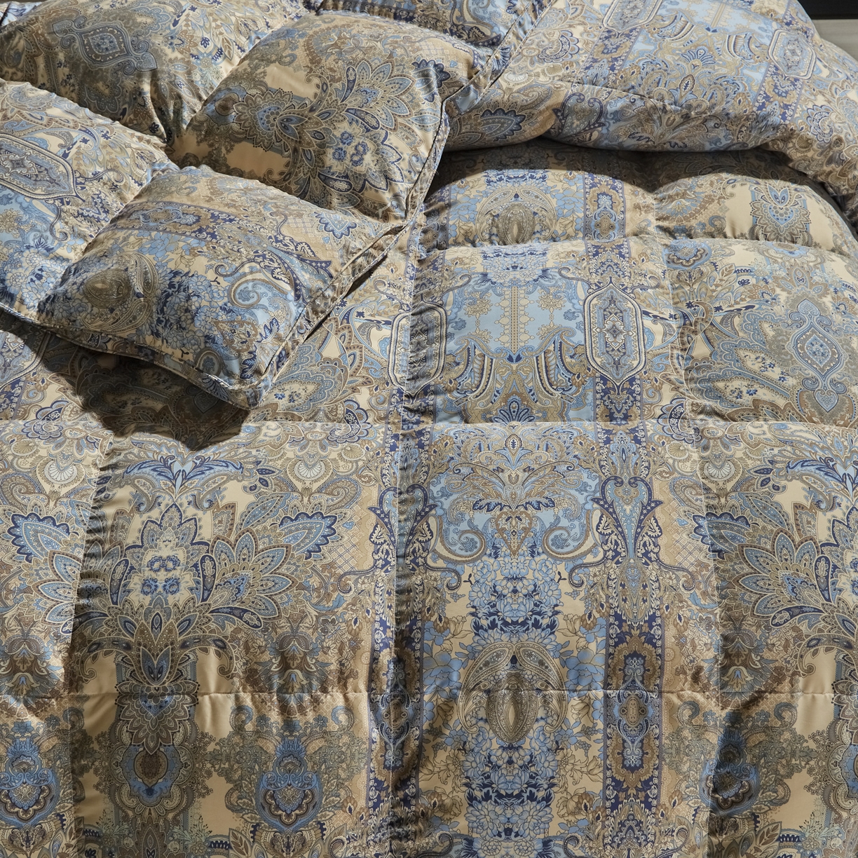 91家纺网 家纺一手货源 找家纺 （总）暖羽屋羽绒馆 2025新款95白鸭绒被芯鸭绒被子2米春秋被双人冬被2米床品磨毛糯棉